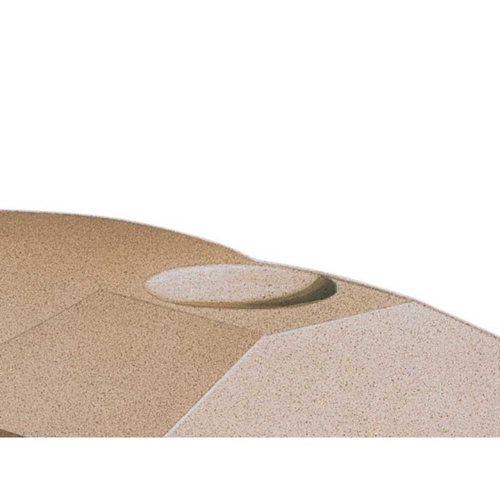 Linea VZ F1 puulämmitteinen upotettava pizzauuni, 85 cm, 3 pizzaa