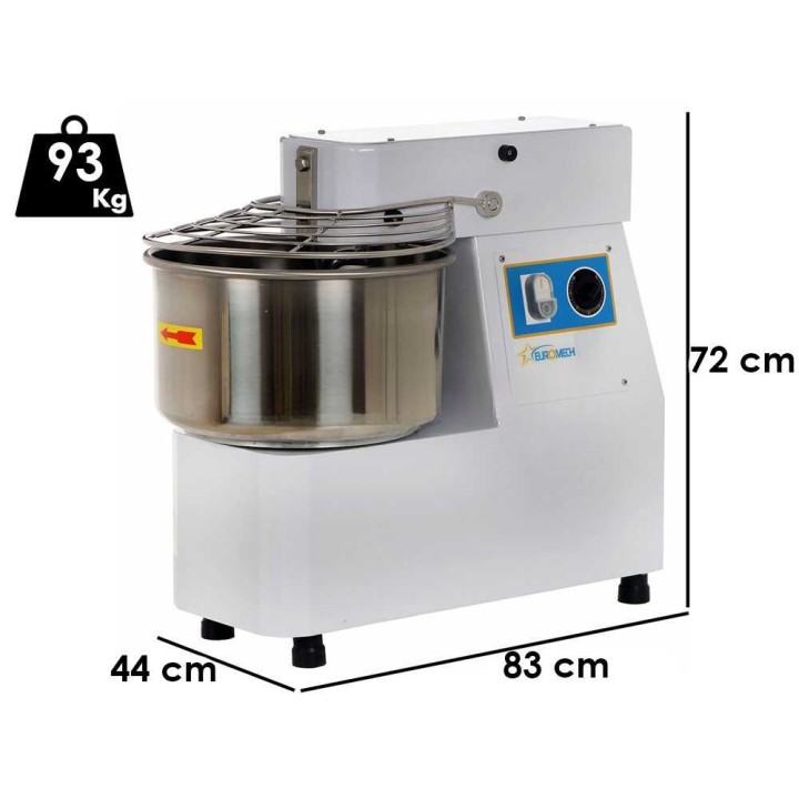 Euromech ETF 30 -spiraalitaikinakone, 25 kg, 400 V, kolmivaiheinen
