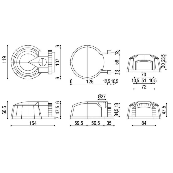 Linea VZ F2 puulämmitteinen upotettava pizzauuni, 107 cm, 5 pizzaa