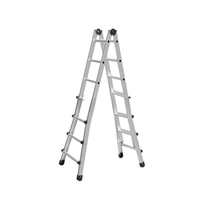 Marchetti Black 44 teleskooppitikas, 2 × 8 askelmaa, alumiini, 150 kg