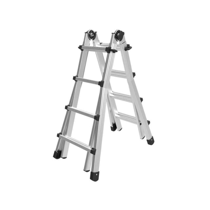Marchetti Black 44 teleskooppitikas, 2 × 8 askelmaa, alumiini, 150 kg