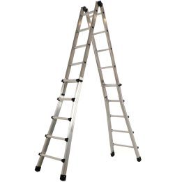 Marchetti Black 55 teleskooppitikas alumiini 2 10 askelmaa 520 cm