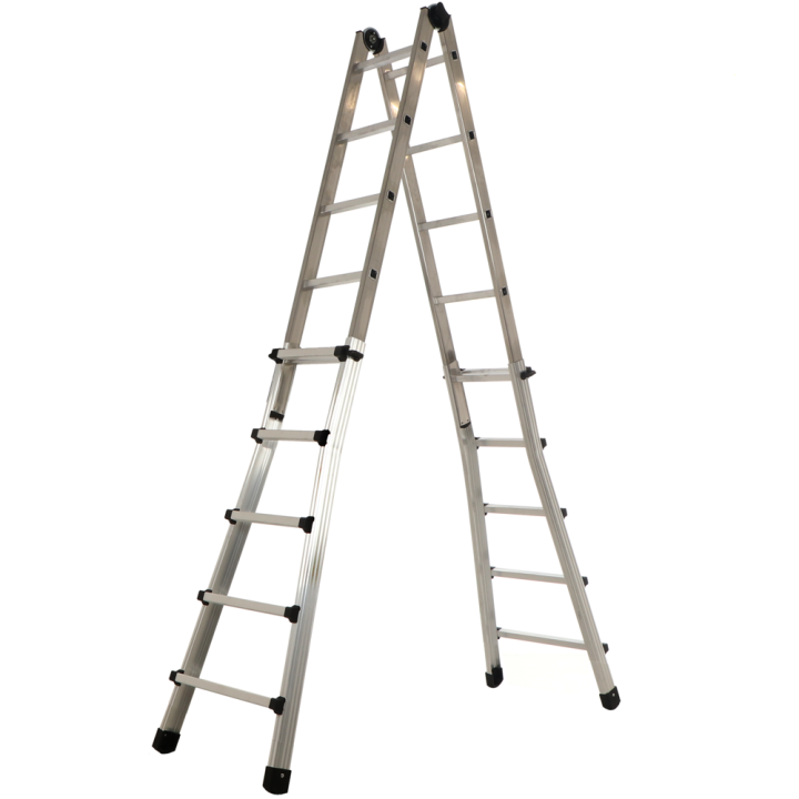 Marchetti Black 55 teleskooppitikas alumiini 2 10 askelmaa 520 cm