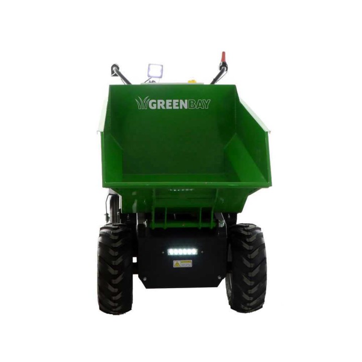 GreenBay eDUMPER 500-H akkukäyttöinen kuljetuskärry, 48 V, 500 kg, hydraulinen kippaus