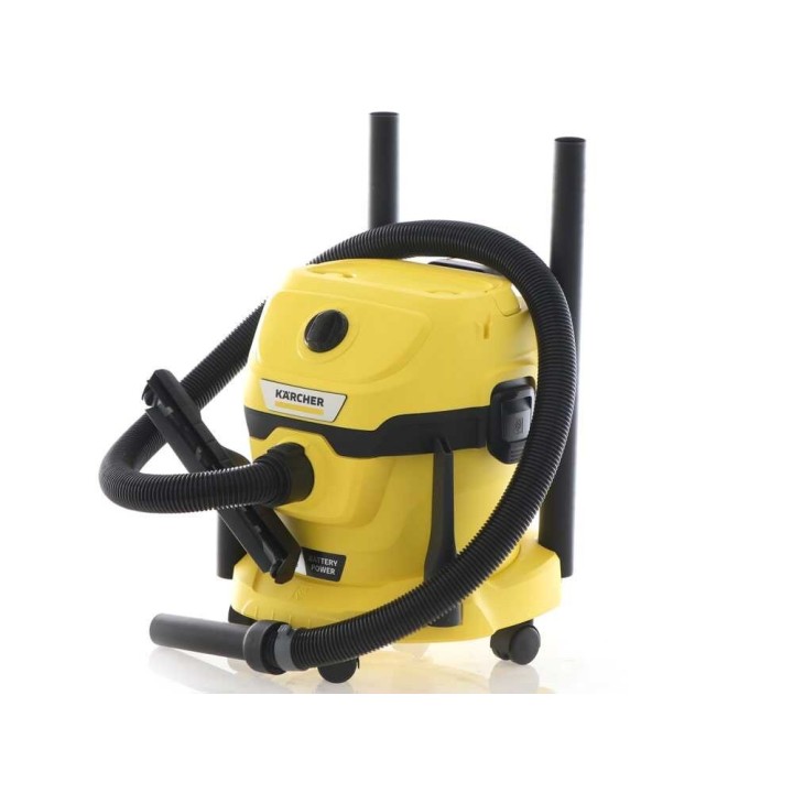 Karcher WD 2-18 märkä- ja kuivaimuri, 12 l, 18 V, ilman akkua ja laturia