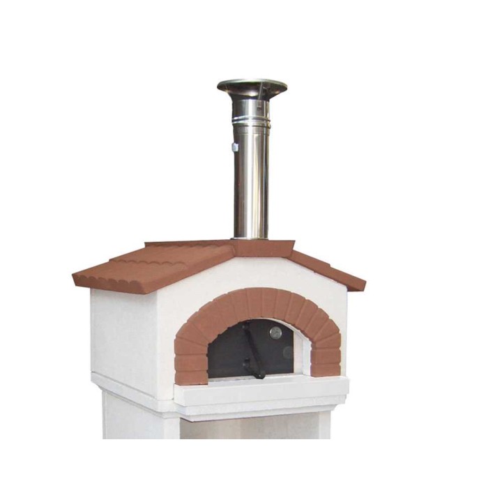 Linea VZ Ponza puulämmitteinen ulkouuni, 55 × 59 cm, 2 pizzaa