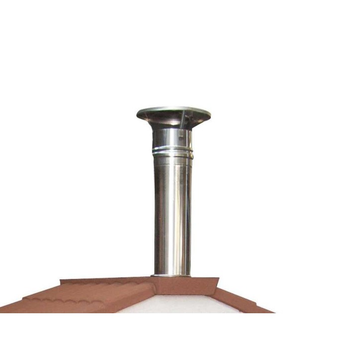 Linea VZ Ponza puulämmitteinen ulkouuni, 55 × 59 cm, 2 pizzaa