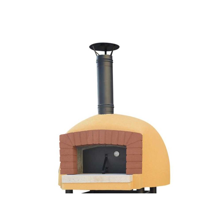 Etna puulämmitteinen pizzauuni, paistokammio Ø 85 cm, 3 pizzaa