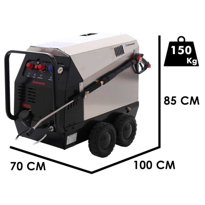 Idromatic Astra 200.15 kuumavesipainepesuri, 200 bar, 900 l/h, 6,5 kW, 400 V