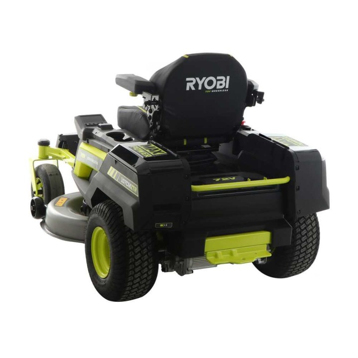 Ryobi ZTRX107 akkukäyttöinen ajoleikkuri, nollakääntösäde, 107 cm, 72 V