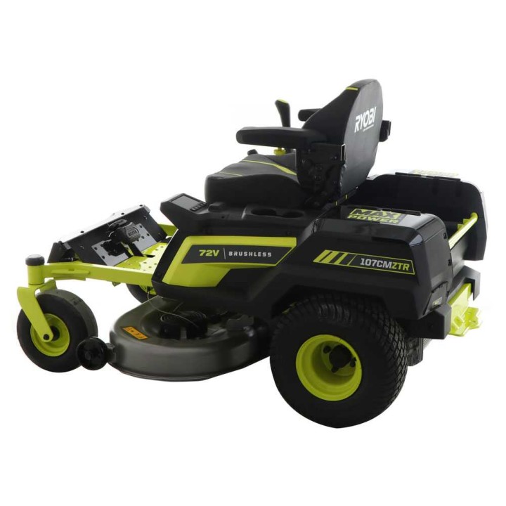 Ryobi ZTRX107 akkukäyttöinen ajoleikkuri, nollakääntösäde, 107 cm, 72 V