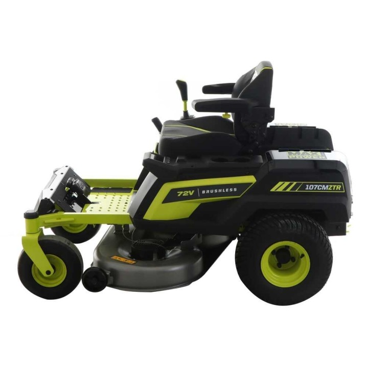 Ryobi ZTRX107 akkukäyttöinen ajoleikkuri, nollakääntösäde, 107 cm, 72 V