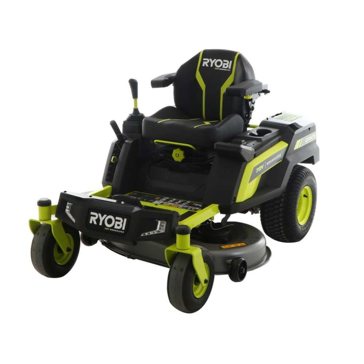 Ryobi ZTRX107 akkukäyttöinen ajoleikkuri, nollakääntösäde, 107 cm, 72 V