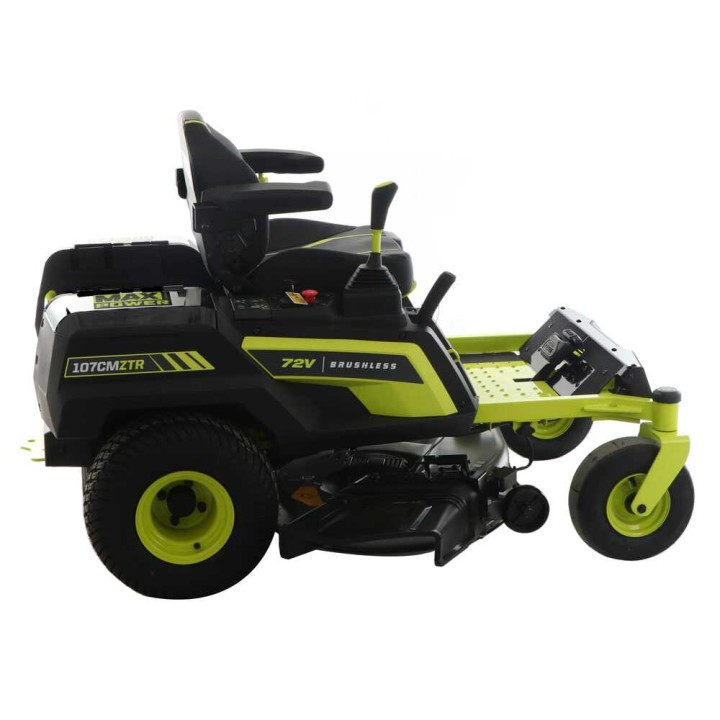 Ryobi ZTRX107 akkukäyttöinen nollakääntöajoleikkuri, 107 cm, 72 V, 20 Ah