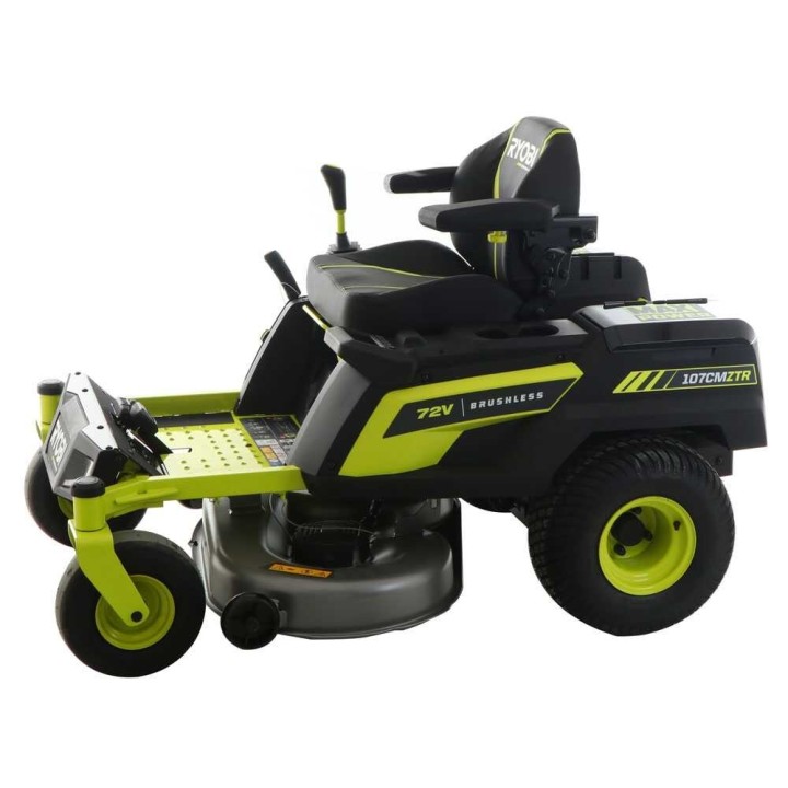 Ryobi ZTRX107 akkukäyttöinen nollakäännösruohonleikkuri, 107 cm, 72 V