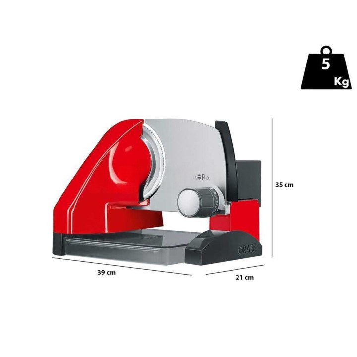 Graef SKS 500 Rossa viipalointikone, 170 mm, 170 W, vihannesviipalointitoiminto