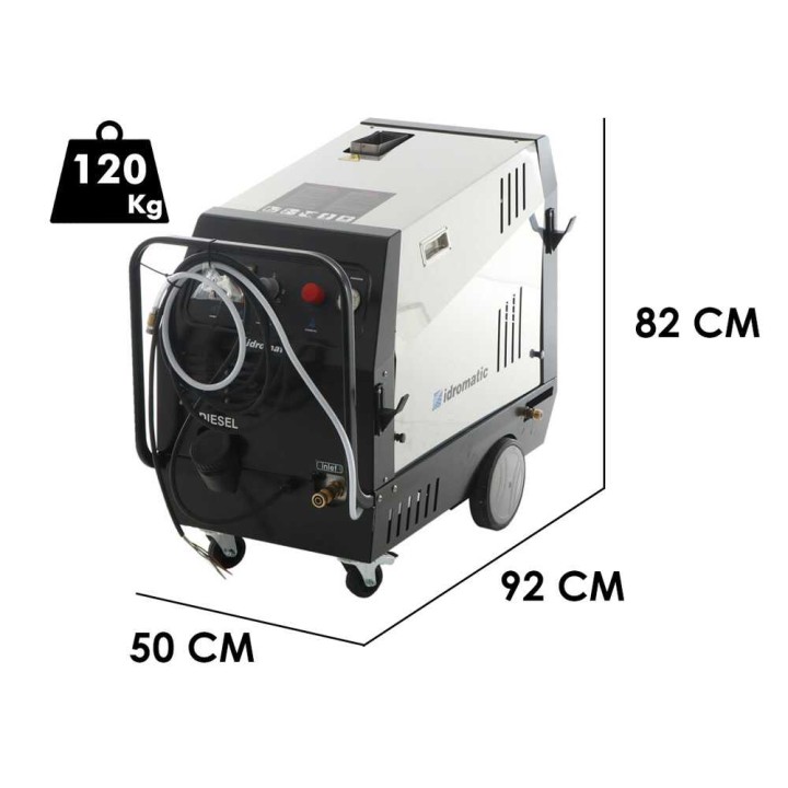 Idromatic ECO 170.13 kuumavesipainepesuri, 170 bar, 780 l/h, kolmivaiheinen 400 V