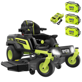Ryobi ZTRX137 akkukäyttöinen nollakäännösleikkuri 137 cm 72 V 2 in 1