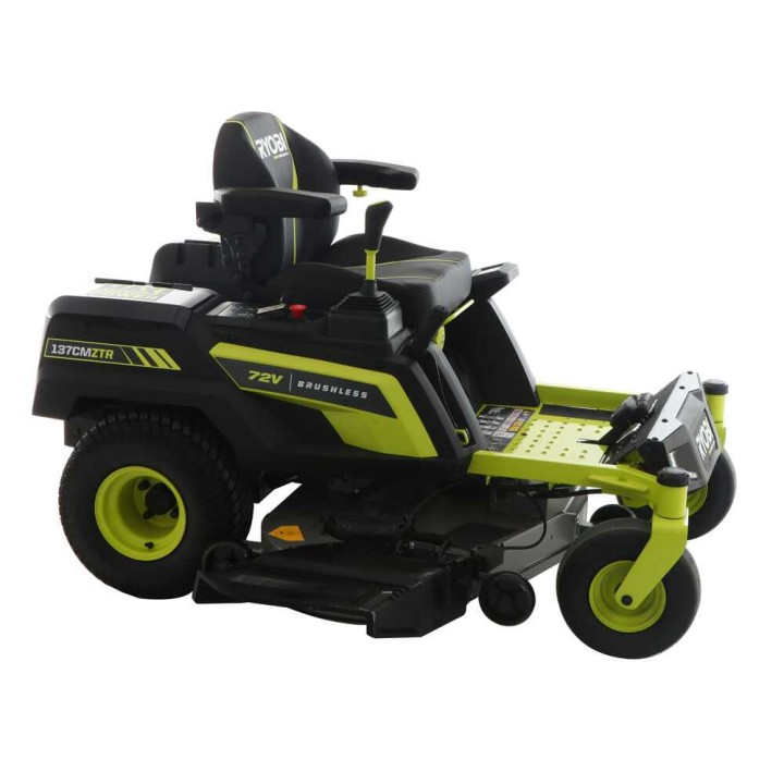Ryobi ZTRX137 akkukäyttöinen nollakäännösleikkuri, 137 cm, 72 V, 2-in-1