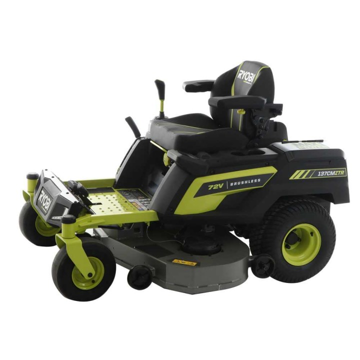 Ryobi ZTRX137 akkukäyttöinen nollakäännösleikkuri, 137 cm, 72 V, 2-in-1