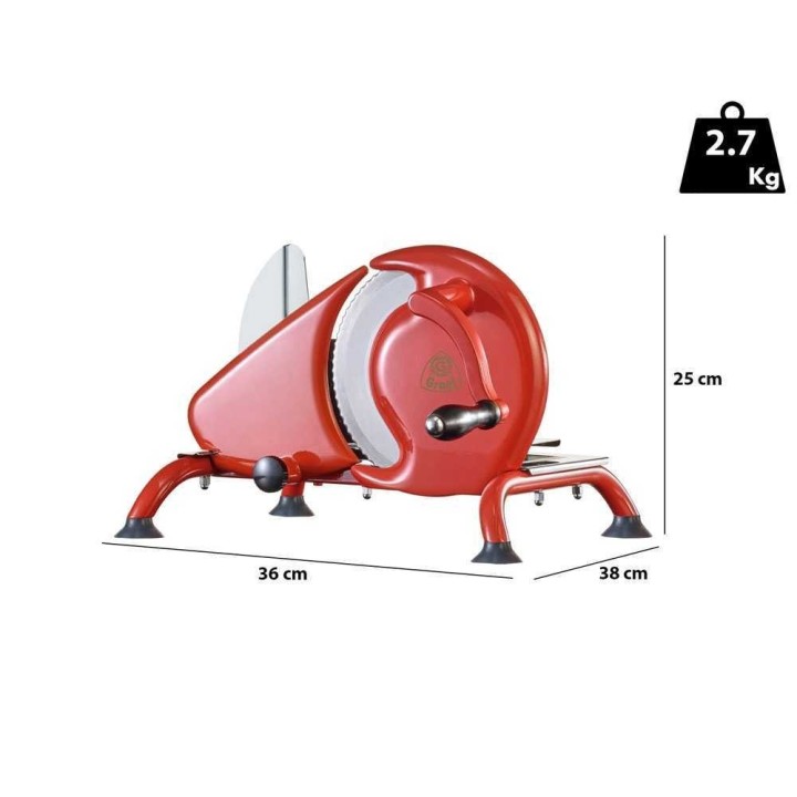 Graef H9 Rossa käsikäyttöinen viipalointikone, terä 190 mm