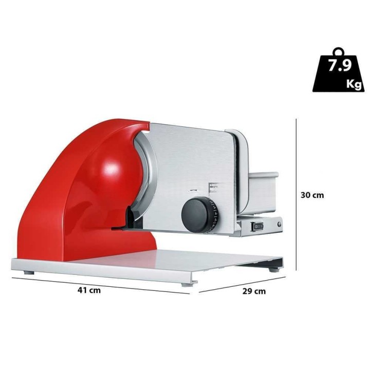 Graef SKS Line 900 rossa -viipalekone, 190 mm, 185 W, punainen