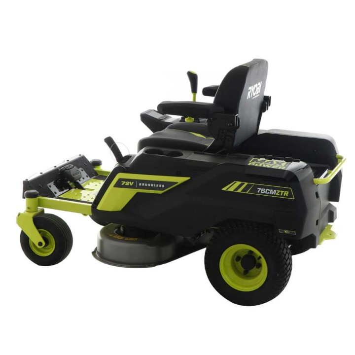 Ryobi ZTRX76 akkukäyttöinen ajoleikkuri, nollakääntösäde, 76 cm, 72 V