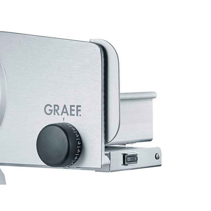 Graef SKS Line 900 Silver sähköinen viipalointikone, 190 mm, 185 W, 230 V