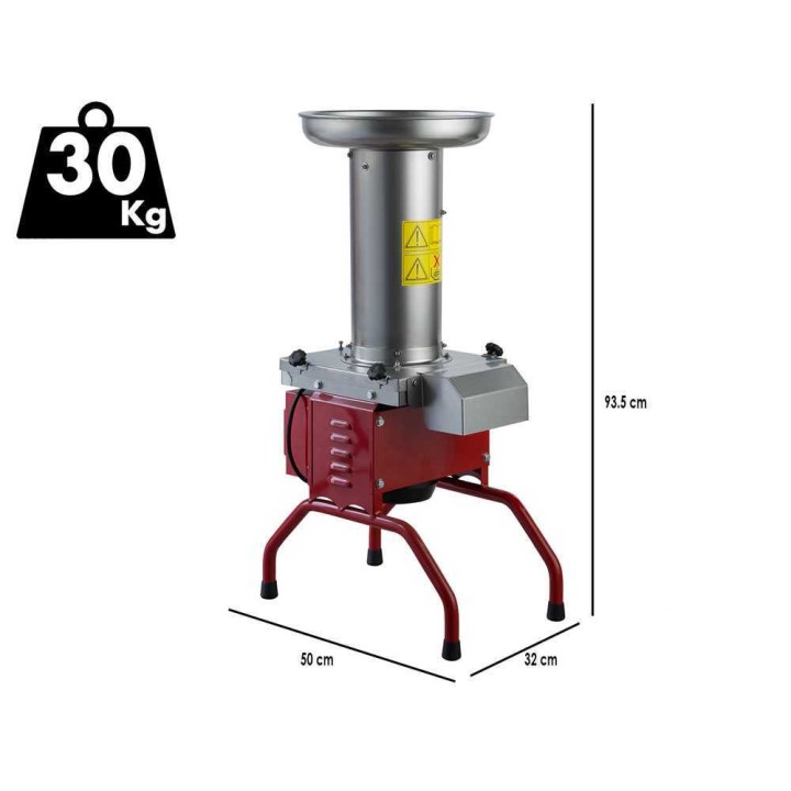 Baesso 996 sähköinen hedelmämylly, 1,5 HP, 230 V, 300–400 kg/h