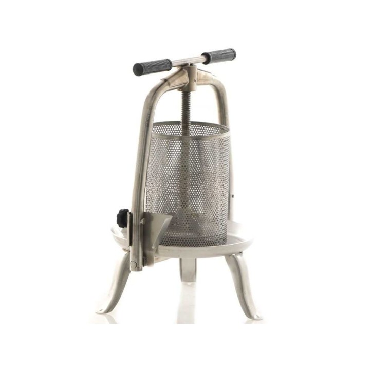 Baesso V20 Inox ruuvipuristin hedelmille ja vihanneksille, 9 l, ruostumaton teräs