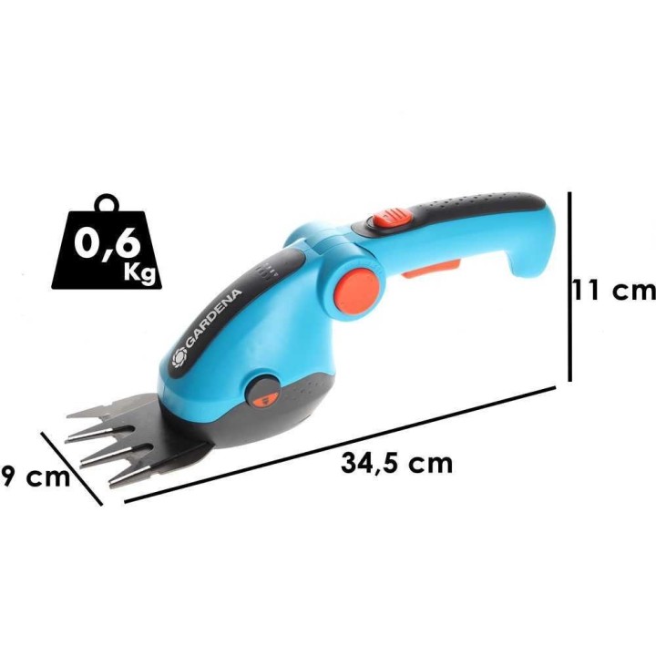 Gardena ComfortCut ruohosakset, 8 cm, 3,6 V, 3 Ah