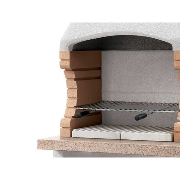 Palazzetti Ariel muurattu grillimoduuli puulle ja hiilelle, 68 × 37 cm