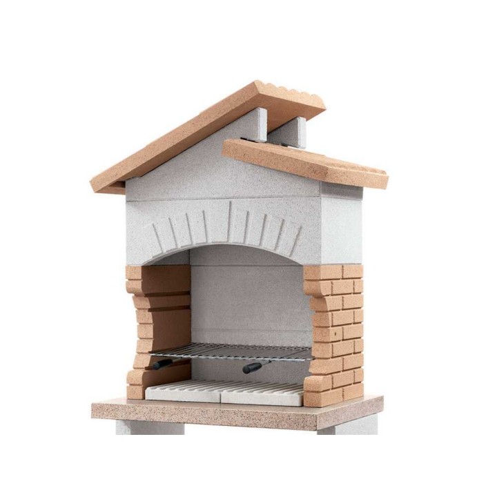 Palazzetti Cordoba muurattu grilli, puu- ja hiilikäyttöön, 68 × 37 cm