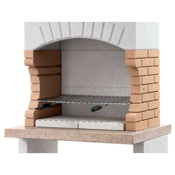 Palazzetti Cordoba muurattu grilli, puu- ja hiilikäyttöön, 68 × 37 cm
