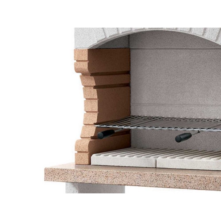 Palazzetti Cordoba muurattu grilli, puu- ja hiilikäyttöön, 68 × 37 cm