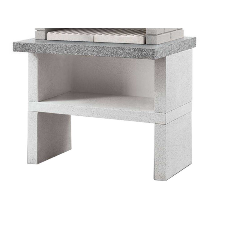 Palazzetti Marbella muurattu puu- ja hiiligrilli, 68 × 37 cm