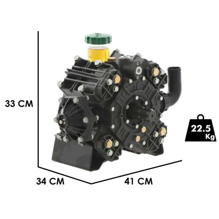 Udor Delta 100 ts 2c korkeapaineinen kalvopumppu traktoriin, 104 l/min, 40 bar