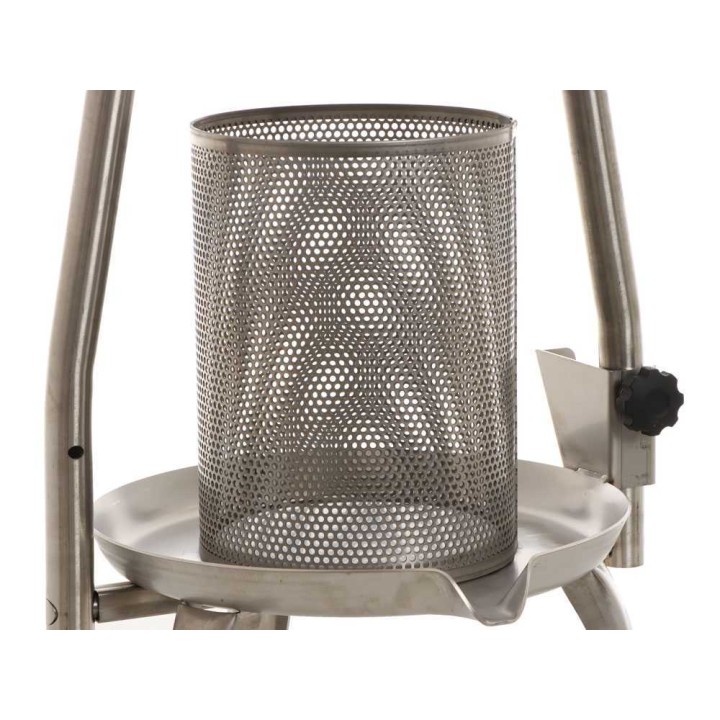 Baesso V25 Inox hedelmä- ja vihannespuristin, 20 l, ruostumaton teräs