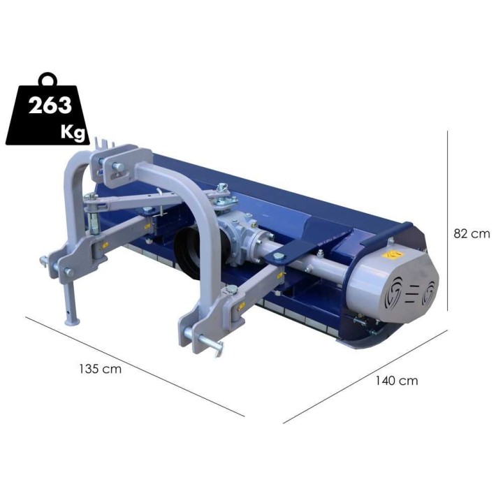 BullMach Maia 115 S traktorimurskain, 115 cm, manuaalinen sivusiirto