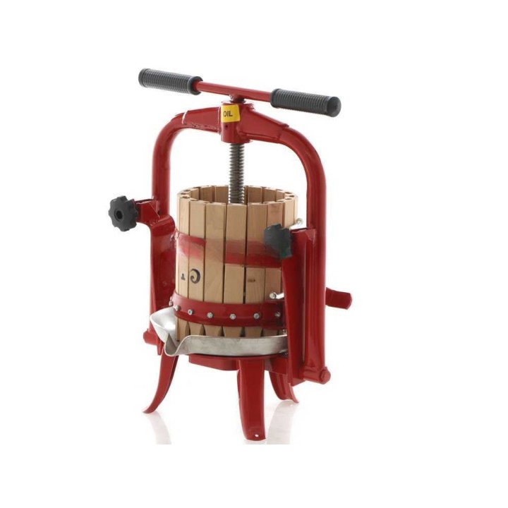 Baesso F15 hedelmä- ja vihannespuristin, 6 l, puukori, manuaalinen