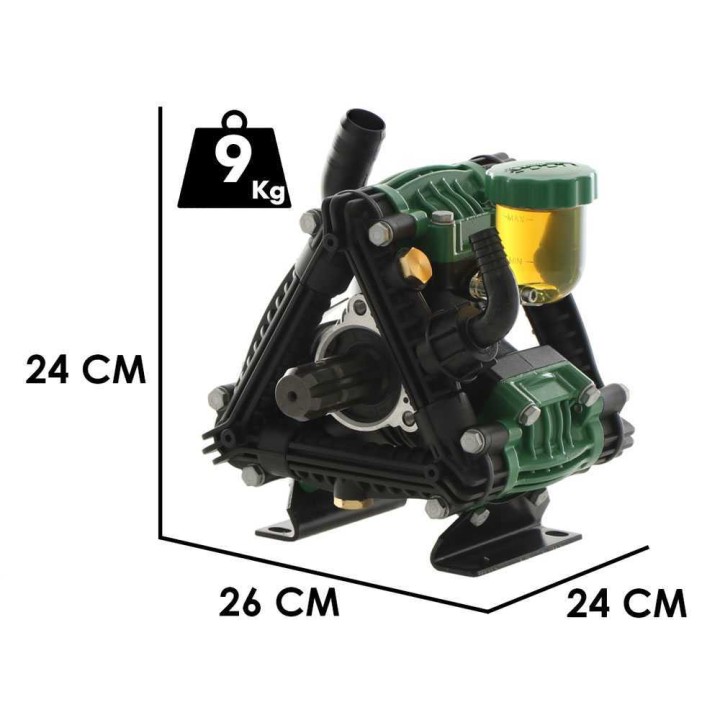 Udor Zeta 70 1c kalvopumppu traktorille, 71 l/min, 20 bar, 3,4 HP
