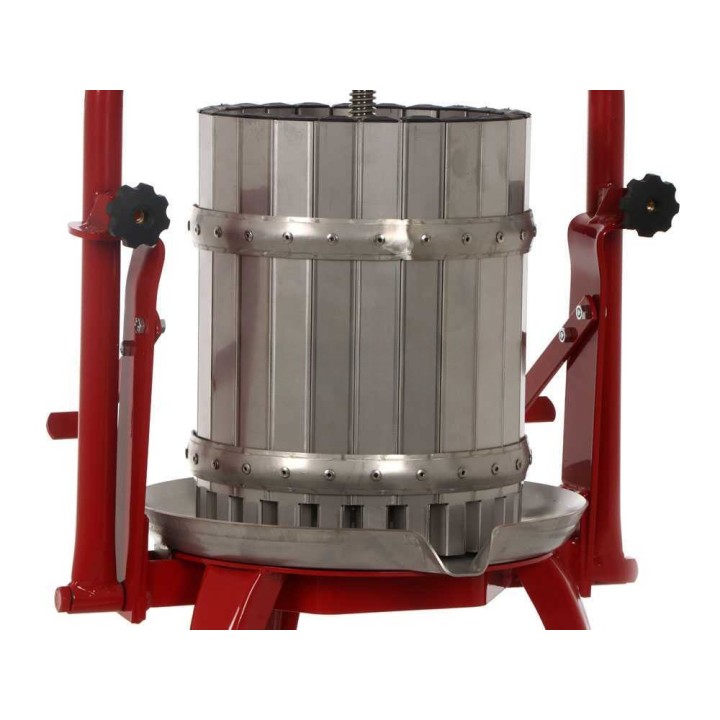 Baesso F25 Inox hedelmäpuristin, 20 l, ruostumaton teräskori