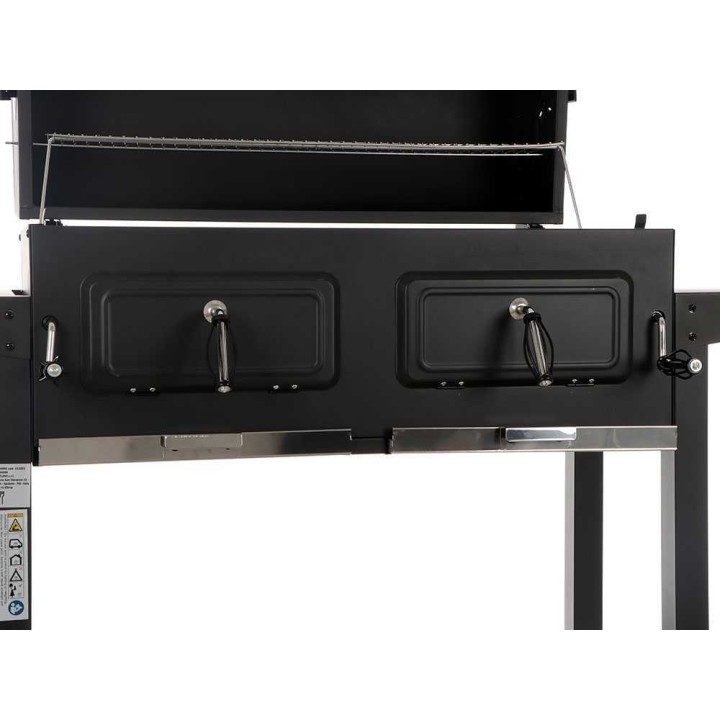 RoyalFood CB 3500 XL hiiligrilli kannella, 3 280 cm², ruostumaton teräs