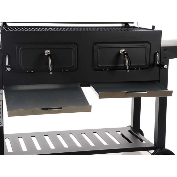 RoyalFood CB 3500 XL hiiligrilli kannella, 3 280 cm², ruostumaton teräs