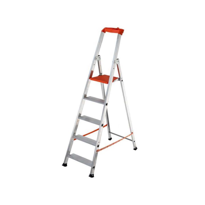 Gierre Stabila AL720 alumiiniset porrastikkaat, 5 porrasta, 2,11 m, 150 kg