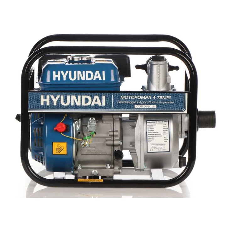 Hyundai WP50 bensiinikäyttöinen moottoripumppu, 7 HP, 50 mm