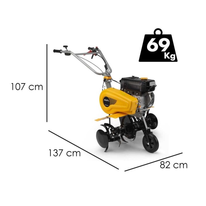 Stiga SRC 585 RG bensiinikäyttöinen motozappa, 6 HP, 82 cm