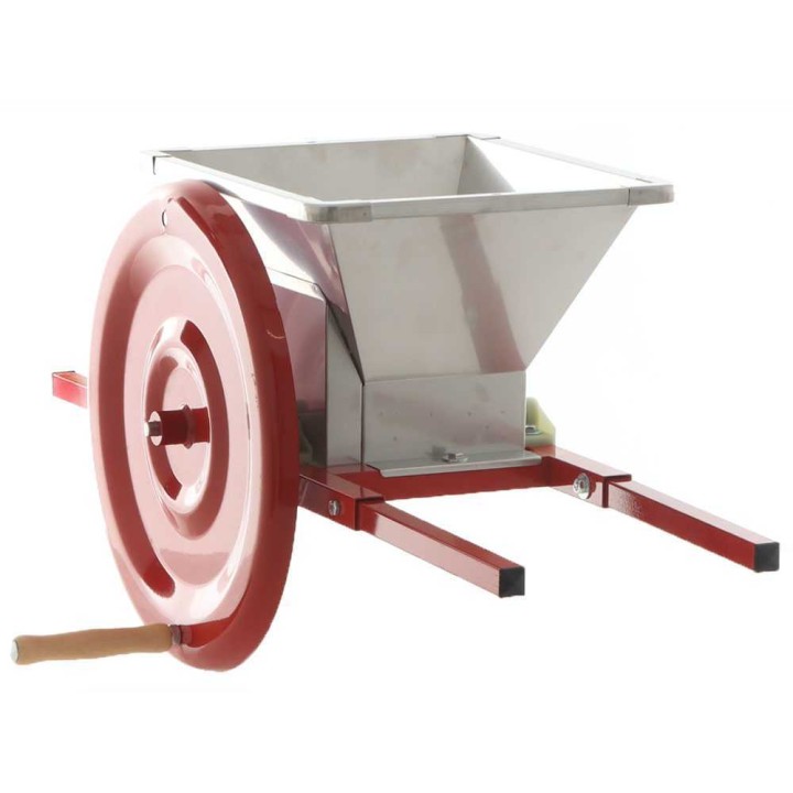 Baesso Baby Mod. 100 käsikäyttöinen hedelmänmurskain, ruostumaton teräs, 500 kg/h