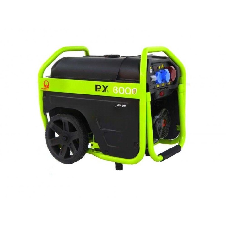 Pramac PX 8000 kolmivaihegeneraattori, 4,8 kW, AVR, sähkökäynnistys