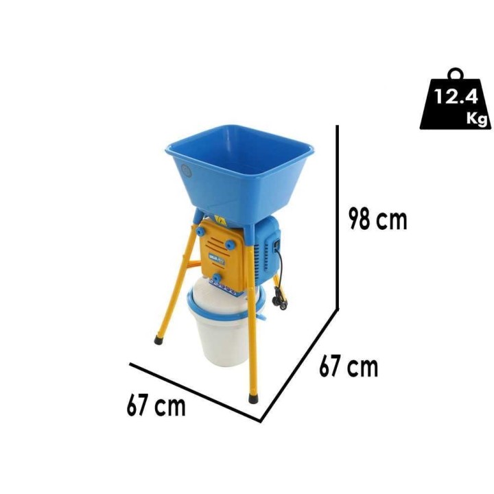 Novital Golia 4V sähköinen viljamylly, 750 W, 230 V, 18 l